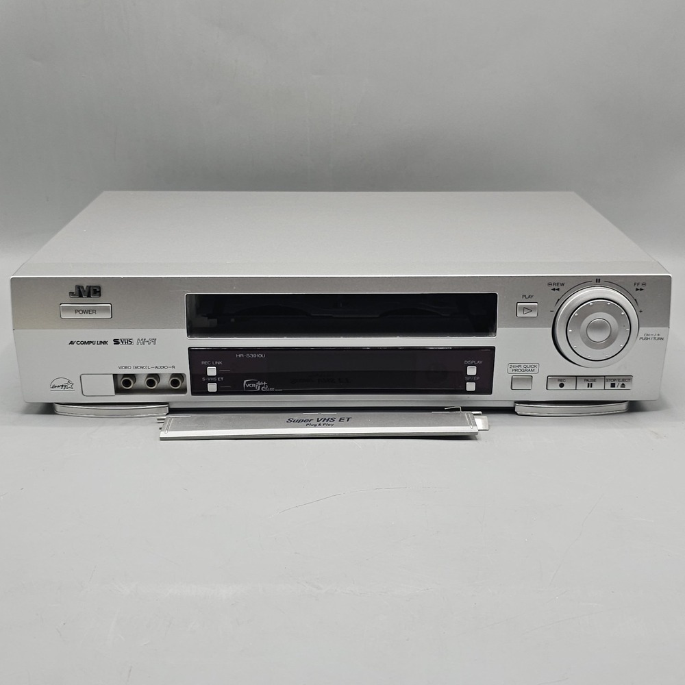 JVC Super S-VHS VHS ET HR-S3910U Video Cassette Recorder VCR Parts Repair